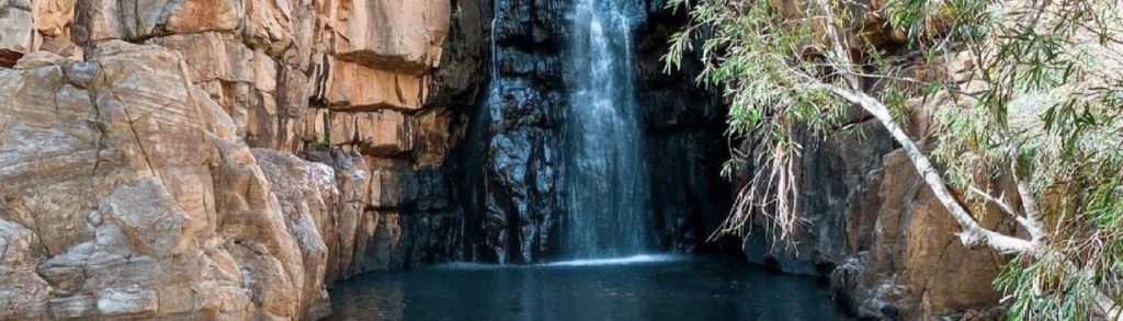 Waterfall at nitmiluk national park