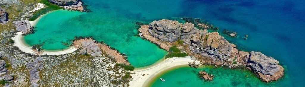 aerial image of groote eylandt