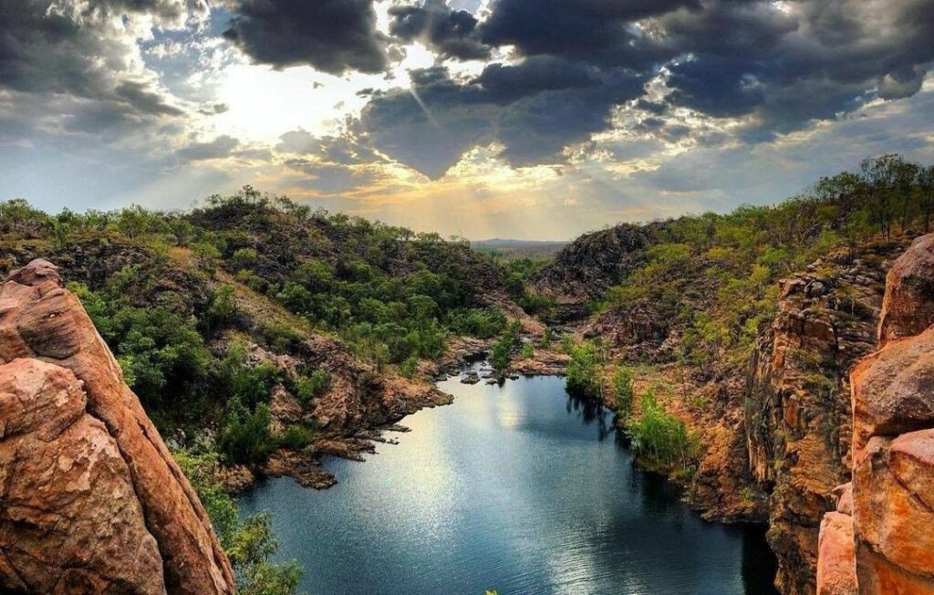 Edith Falls in Nitmiluk National Park Northern Territory