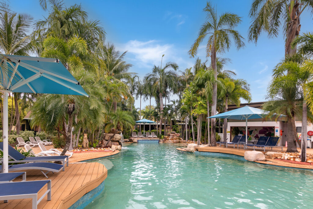 outdoor pool at Mercure Darwin Airport Resort, one of the best hotels in Darwin