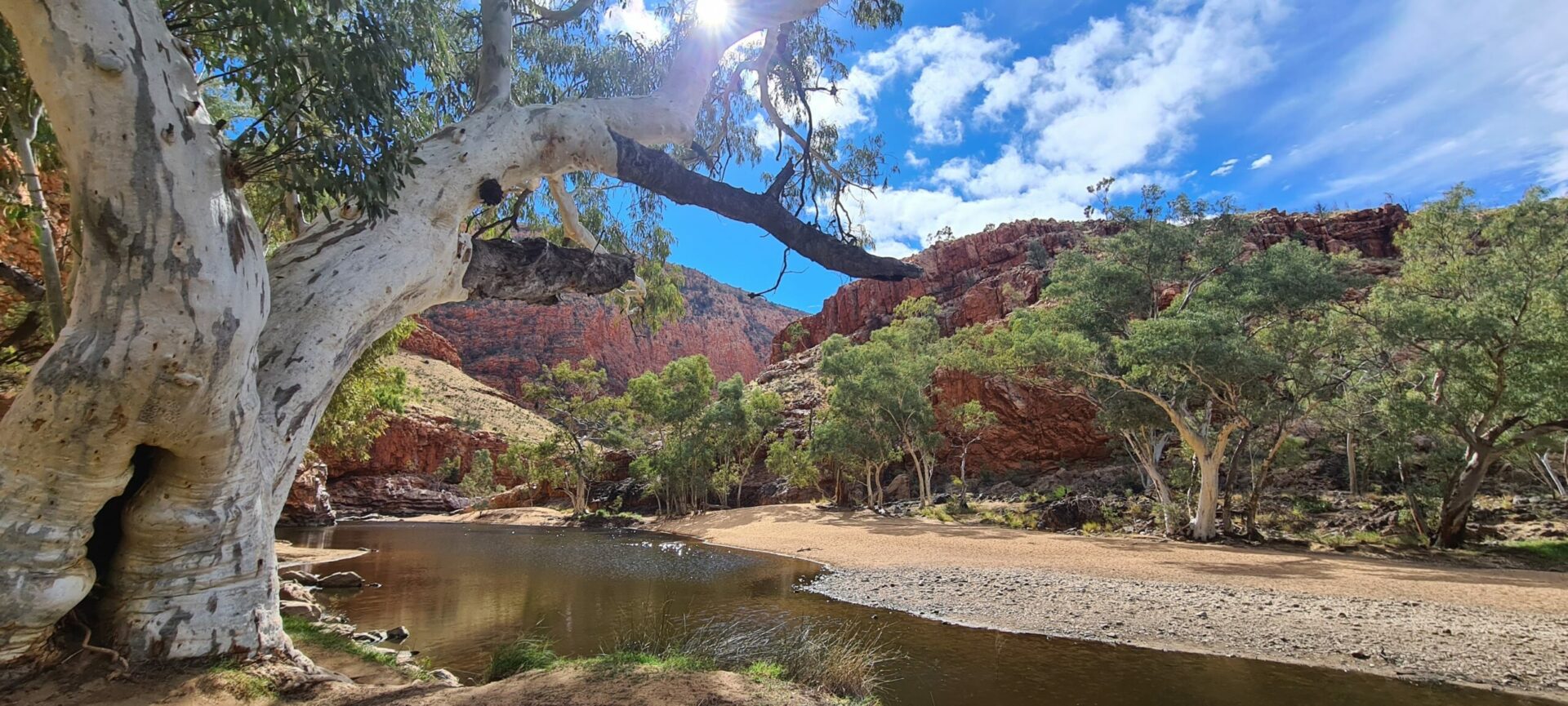 Ormiston Gorge in West MacDonnell National Park Northern Territory