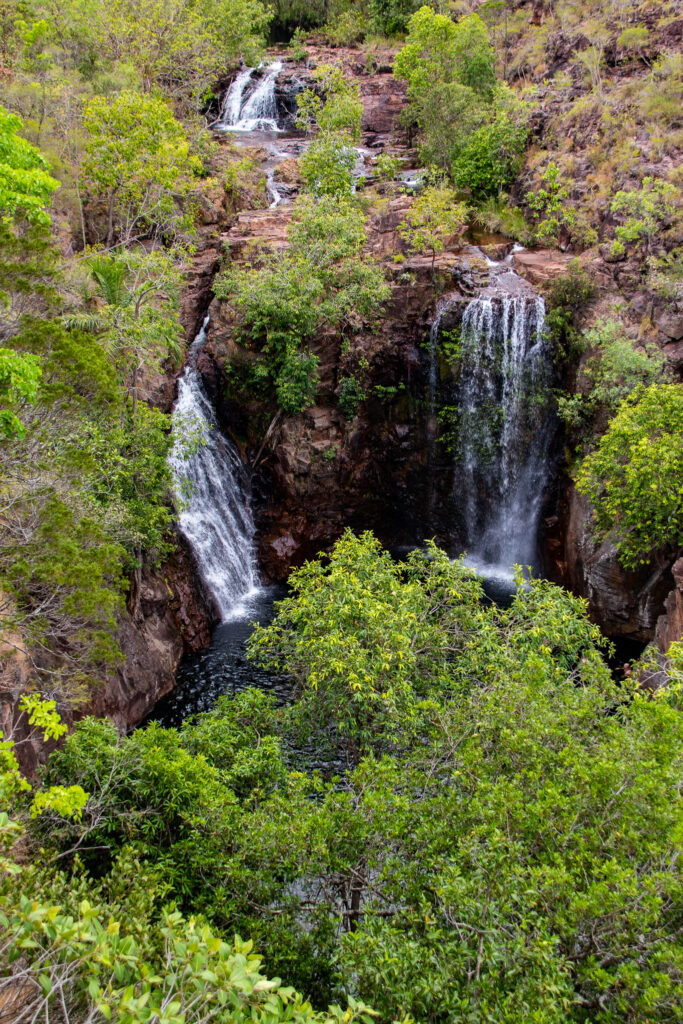 aerial view of Litchfield National Park waterfalls