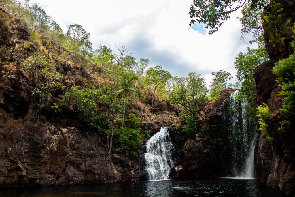 aerial view of Litchfield National Park waterfalls