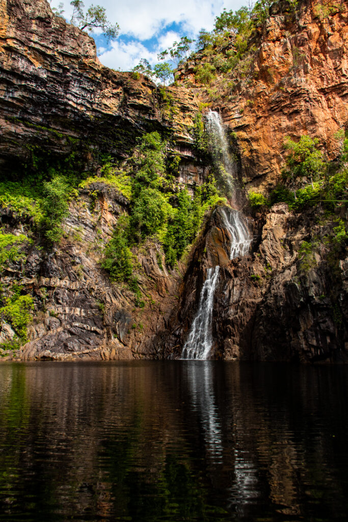 aerial view of Litchfield National Park waterfalls