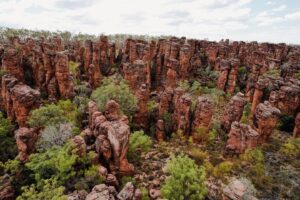 aerial view of Limmen National Park in Northern Territory
