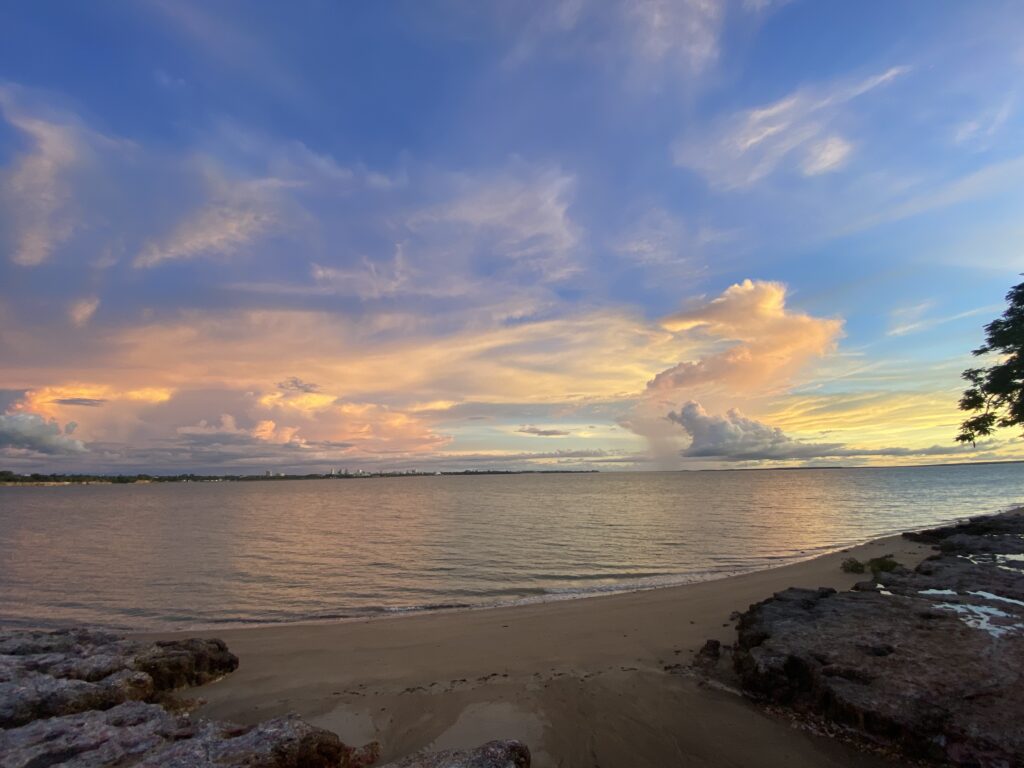 sunset at East Point