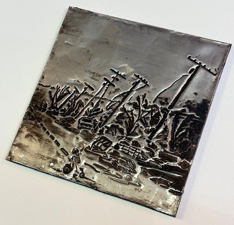 artwork created for the Cyclone Tracy 50th Commemeration by Tina Trudgen