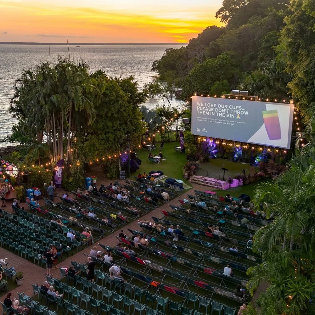 Sunset Cinema View @deckchair cinema